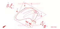 GARDE BOUE AVANT pour Honda CBR 600 F4 1999