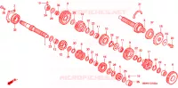 BOITE DE VITESSES pour Honda CBR 600 F4 1999