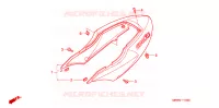 CARENAGES ARRIERE pour Honda CBR 600 F4 1999