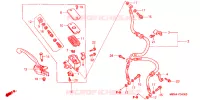 MAITRE CYLINDRE DE FREIN AVANT pour Honda CBR 600 F4 1999