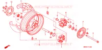 ROUE ARRIERE pour Honda CBR 600 F4 1999
