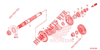 ARBRE DE SORTIE pour Honda GL 1800 GOLD WING NAVI 2013