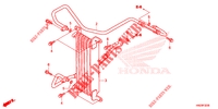 RADIATEUR D'HUILE pour Honda TRX 500 RUBICON Hydrostatic CANADIAN TRAIL EDITION 2012
