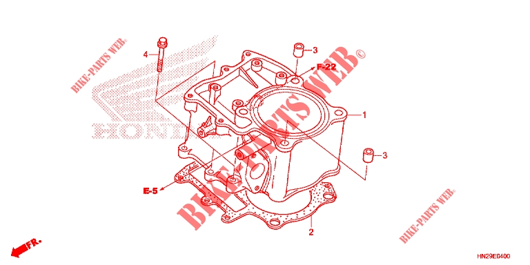 CYLINDRE pour Honda FOURTRAX 500 FOREMAN RUBICON Power Steering 2014