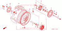 ROUE ARRIERE pour Honda CBR 600 F4 2002