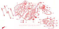 CARTER MOTEUR   POMPE A HUILE pour Honda CRM 50 1992
