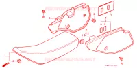 SELLE   CARENAGE pour Honda CRM 50 1992
