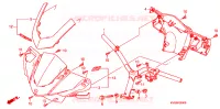 GUIDON   CARENAGE pour Honda AIRBLADE 110 2008