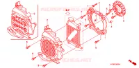 VENTILATEUR ET COUVERCLE DE RADIATEUR pour Honda AIRBLADE 110 2008