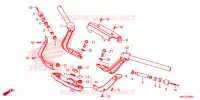 GUIDON   TE DE FOURCHE pour Honda GL 1800 GOLD WING TOUR DCT, NAVI, AIRBAG 2020