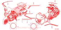 AUTOCOLLANTS pour Honda GL 1800 GOLD WING TOUR DCT 2020