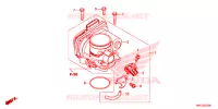 CORPS DE PAPILLON pour Honda GL 1800 GOLD WING TOUR DCT 2020