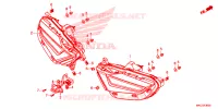 FEUX ARRIERE pour Honda GL 1800 GOLD WING TOUR DCT 2020