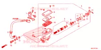 MAITRE CYLINDRE DE FREIN ARRIERE pour Honda GL 1800 GOLD WING TOUR DCT 2020
