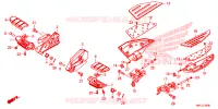 REPOSE PIED pour Honda GL 1800 GOLD WING TOUR RED 2020