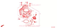 CORPS DE PAPILLON pour Honda GL 1800 GOLD WING TOUR 2020