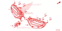 FEUX ARRIERE pour Honda GL 1800 GOLD WING DCT 2020