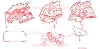 AUTOCOLLANTS pour Honda XR 600 R 1995