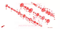 BOITE DE VITESSES pour Honda XR 600 R 1995
