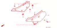 COUVERCLES LATERAUX pour Honda XR 600 R 1995