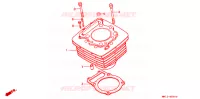 CYLINDRE pour Honda XR 600 R 1995