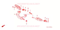 REPOSE PIED pour Honda XR 600 R 1995
