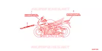 AUTOCOLLANTS pour Honda VFR 800 F 2017