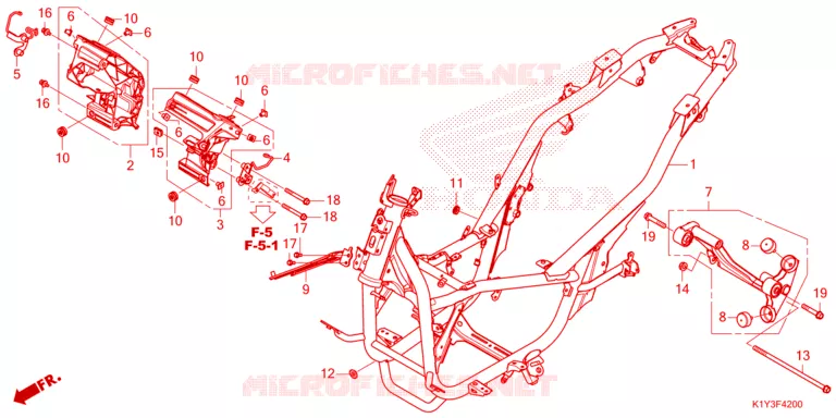 CADRE Honda SCOOTER 125 PCX 2021  WW125AM