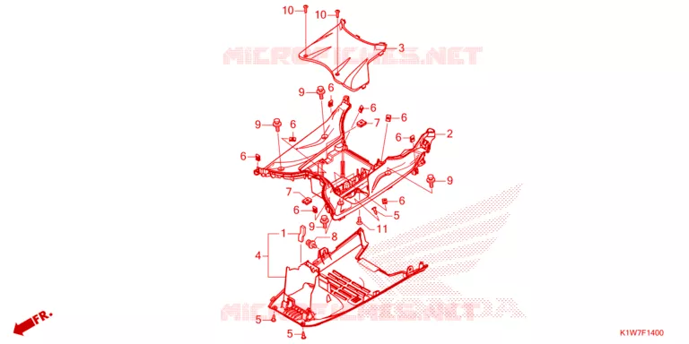 MARCHE PIEDS Honda SCOOTER 350 SH 2021  SH350AM