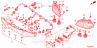 FEUX ARRIERE pour Honda GL 1800 GOLD WING ABS AIRBAG 2013