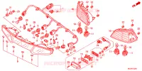FEUX ARRIERE pour Honda GL 1800 GOLD WING ABS 2013