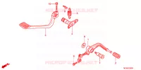 PEDALE pour Honda GL 1800 GOLD WING ABS 2013