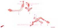 PEDALE pour Honda GL 1800 GOLD WING ABS 2013