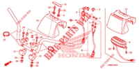 GUIDON pour Honda TRX 250 FOURTRAX RECON Electric Shift 2007