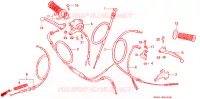 LEVIER DE GUIDON   CABLE   COMMODO pour Honda QR 50 1995