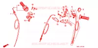 LEVIER DE GUIDON   CABLE   COMMODO pour Honda CR 80 R 1998