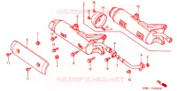 SILENCIEUX D'ECHAPPEMENT pour Honda FORZA 250 ABS 2001