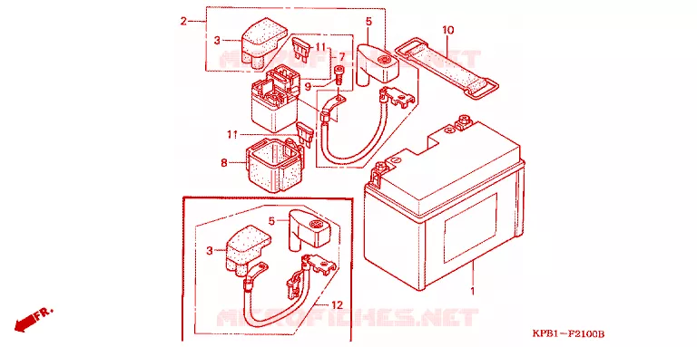 BATTERIE Honda SCOOTER 250 FORZA 2001  NSS250AY