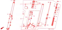 FOURCHE pour Honda VFR 800 2001