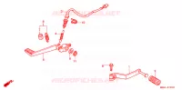 PEDALE pour Honda VFR 800 2001