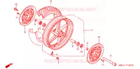 ROUE AVANT pour Honda VFR 800 2001