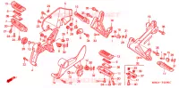 REPOSE PIED pour Honda VFR 800 2000