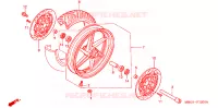 ROUE AVANT pour Honda VFR 800 2000