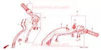 COMMODO   LEVIER   CABLE pour Honda VFR 800 2000