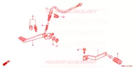 PEDALE pour Honda VFR 800 2000