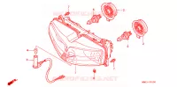 PHARE pour Honda VFR 800 2000