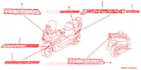 AUTOCOLLANTS pour Honda FORZA 250 TOP BOX 2001