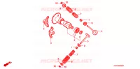 ARBRE A CAMES   SOUPAPE pour Honda FORZA 250 Z S package 2007
