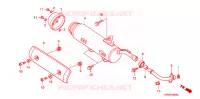 SILENCIEUX D'ECHAPPEMENT pour Honda FORZA 250 Z S package 2007