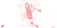 AMORTISSEUR ARRIERE pour Honda BENLY 110 2020